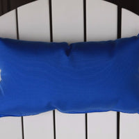 A&L Furniture Weather-Resistant Outdoor Acrylic Pillow for Adirondack Chairs, Light Blue