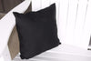 A&L Furniture Weather-Resistant Outdoor Acrylic Throw Pillow, Black