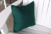 A&L Furniture Weather-Resistant Outdoor Acrylic Throw Pillow, Forest Green