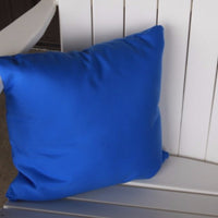 A&L Furniture Weather-Resistant Outdoor Acrylic Throw Pillow, Light Blue