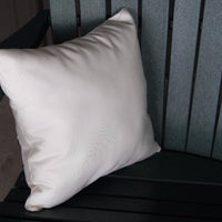 A&L Furniture Weather-Resistant Outdoor Acrylic Throw Pillow, Natural