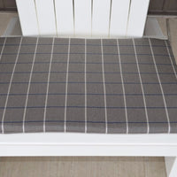 A&L Furniture Weather-Resistant Outdoor Acrylic New Hope Chair Cushion, Cottage Gray