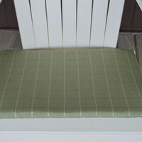 A&L Furniture Weather-Resistant Outdoor Acrylic Chair Cushion, Cottage Green