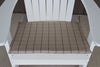 A&L Furniture Weather-Resistant Outdoor Acrylic New Hope Chair Cushion, Cottage Tan
