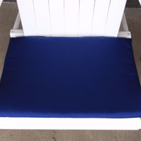 A&L Furniture Weather-Resistant Outdoor Acrylic Chair Cushion, Navy Blue