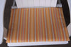 A&L Furniture Weather-Resistant Outdoor Acrylic New Hope Chair Cushion, Orange Stripe