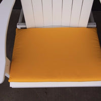 A&L Furniture Weather-Resistant Outdoor Acrylic New Hope Chair Cushion, Yellow