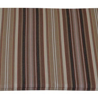 A&L Furniture Weather-Resistant Outdoor Acrylic Double Rocker Cushion, Maroon Stripe
