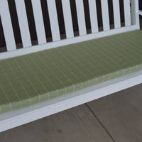 A&L Furniture Weather-Resistant Outdoor Acrylic Chair Cushion, Cottage Green
