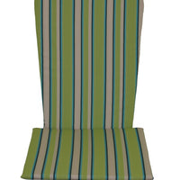 A&L Furniture Weather-Resistant Outdoor Acrylic Full Adirondack Chair Cushion, Lime Green