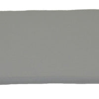 A&L Furniture Weather-Resistant Acrylic Outdoor Dining Chair Cushion, Gray