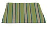 A&L Furniture Weather-Resistant Acrylic Outdoor Dining Chair Cushion, Lime Stripe