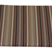 A&L Furniture Weather-Resistant Acrylic Outdoor Dining Chair Cushion, Maroon Stripe
