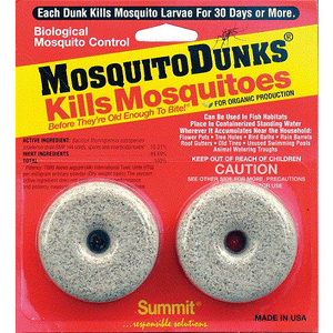 Summit® Mosquito Dunks® Bacterial Insecticide, 2-Pack