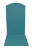A&L Furniture Weather-Resistant Outdoor Acrylic Rocking Chair Cushion, Aqua