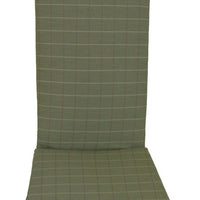 A&L Furniture Weather-Resistant Outdoor Acrylic Rocking Chair Cushion, Cottage Green