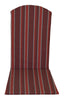 A&L Furniture Weather-Resistant Outdoor Acrylic Rocking Chair Cushion, Red Stripe