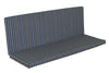 A&L Furniture Weather-Resistant Outdoor Acrylic Full Bench Cushion, Blue Stripe