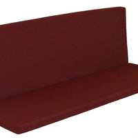 A&L Furniture Weather-Resistant Outdoor Acrylic Full Bench Cushion, Burgundy