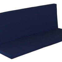 A&L Furniture Weather-Resistant Outdoor Acrylic Full Bench Cushion, Navy Blue