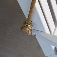 A&L Furniture Co. Rope Kit connected to porch swing