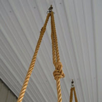 A&L Furniture Co. Rope Kit hanging from ceiling hooks