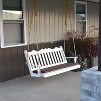 A&L Furniture Co. Rope Kit mounted on porch swing