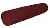 A&L Furniture 36" Weather-Resistant Outdoor Acrylic Bolster Pillow, Burgundy