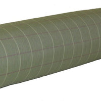 A&L Furniture 36" Weather-Resistant Outdoor Acrylic Bolster Pillow, Cottage Green