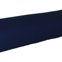 A&L Furniture 36" Weather-Resistant Outdoor Acrylic Bolster Pillow, Navy Blue