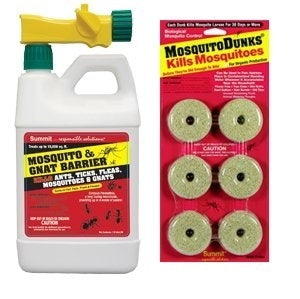 Summit® Mosquito Dunks 6-Pack & Mosquito Barrier 32 Ounces
