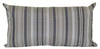 A&L Furniture Weather-Resistant Bistro Chair Head Pillow, Gray Stripe