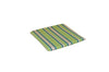 A&L Furniture Weather-Resistant Bistro Chair Cushion, Lime Stripe