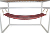 A&L Furniture Weather-Resistant Indoor/Outdoor Acrylic Hammock, Red Stripe