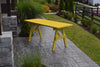 A&L Furniture Amish-Made Pine Traditional Picnic Table, Canary Yellow