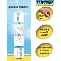 Tetra EasyStrips Ammonia Test Strips For Aquariums, 100 Count
