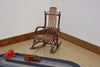A&L Furniture Amish-Made Hickory Child's Rocker, Walnut Finish
