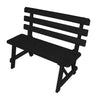 A&L Furniture Co. Amish-Made Pine Traditional Backed Benches