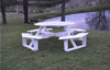 A&L Furniture Co. 54" Amish-Made Octagonal Poly Walk-In Picnic Tables