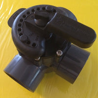 Angled view of Three-Way Valve for Flow Control Applications