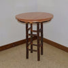 A&L Furniture 33" Amish-Made Hickory Bar Table, Natural Finish