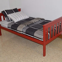 A&L Furniture Company VersaLoft Twin Mission Bed, Tractor Red