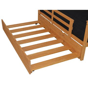 A&L Furniture Company VersaLoft Full Trundle Bed, Honey stain