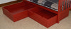 A&L Furniture Co. VersaLoft 2 Piece Full Bed Drawers, Tractor Red