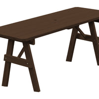 A&L Furniture Co. Amish-Made Pressure-Treated Pine Traditional Picnic Tables