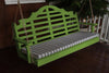 A&L Furniture Amish-Made Pine Marlboro Porch Swing, Lime Green