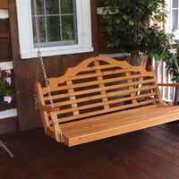 Marlboro Porch Swing Option for A&L Furniture Pergola