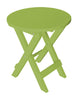 A&L Furniture Poly Round Folding Bistro Table, Tropical Lime