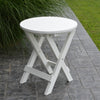 A&L Furniture Poly Round Folding Bistro Table