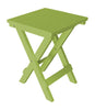 A&L Furniture Poly Square Folding Bistro Table, Tropical Lime